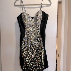 Short black dress